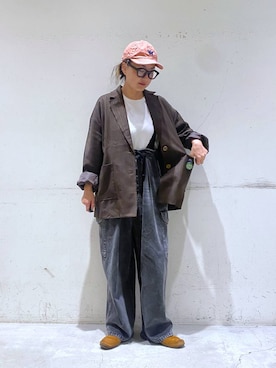 「niko and...（ニコアンド）のアイテム」を使った、K2aさん（レディース・161cm）の秋コーディネート