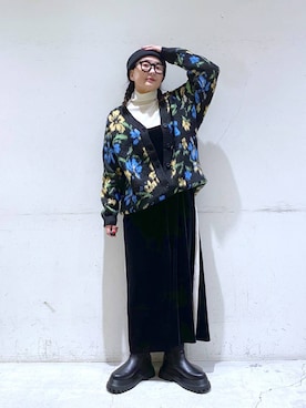 「アイテム（ワンピース/ドレス）」を使った、K2aさん（レディース・161cm・40代）の冬コーディネート