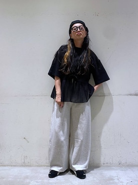「アイテム（帽子）」を使った、K2aさん（レディース・161cm・50代）の夏コーディネート