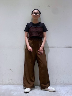 「アイテム（パンツ）」を使った、K2aさん（レディース・161cm・50代）の夏コーディネート