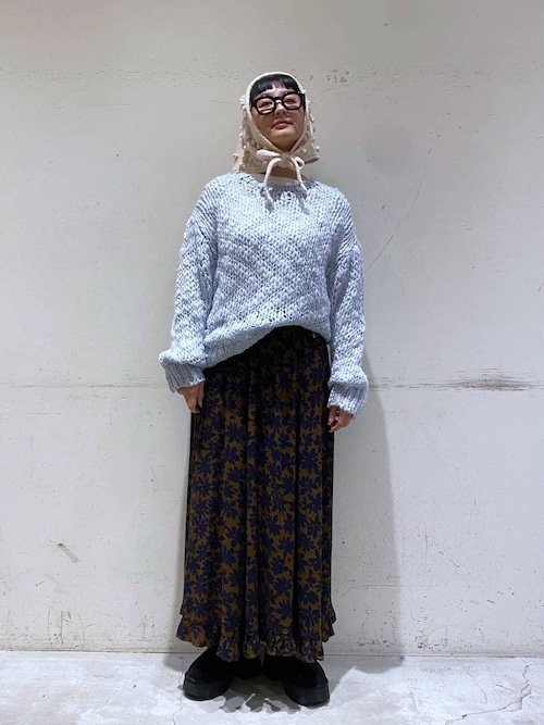 セール】オリジナルポンポンニットスカーフ（ストール/ショール