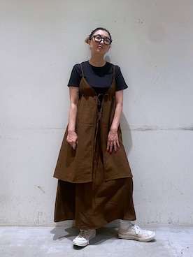 「アイテム（ワンピース/ドレス）」を使った、K2aさん（レディース・161cm）の夏コーディネート