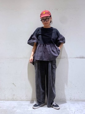 「アイテム（パンツ）」を使った、K2aさん（レディース・161cm・50代）の夏コーディネート
