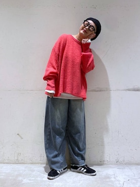 「アイテム（帽子）」を使った、K2aさん（レディース・161cm・50代）の秋コーディネート