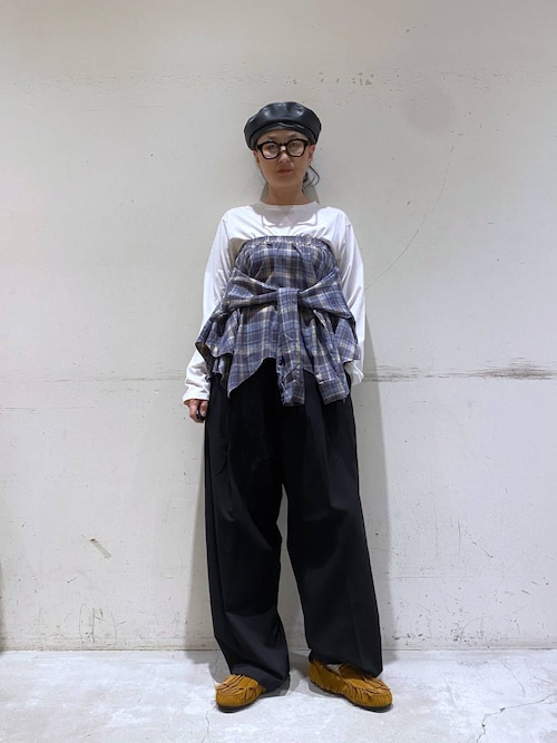 Dickies パンツ 「Dickies(ディッキーズ)」別注 側章ワイドパンツ