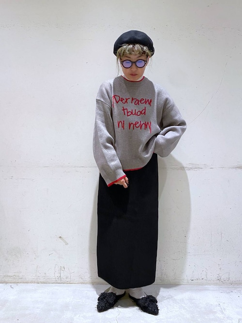 未使用⭐︎ニコアンド リバーハイネックポンチョ ネイビー未使用