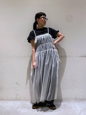 「アイテム（ワンピース/ドレス）」を使った、K2aさん（レディース・161cm・40代）の夏コーディネート