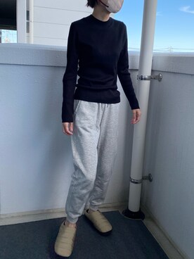 「SUBU（スブ）のアイテム（スリッポン）」を使った、anna.さん（レディース・161cm）の秋コーディネート