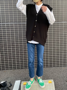 「アンクルデニム」｜anna.さん（レディース・161cm）の秋コーディネート