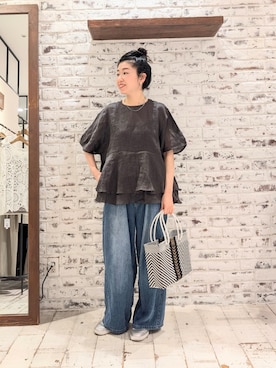 「PUAL CE CIN（ピュアルセシン）のアイテム」を使った、masumoさん（骨格ウェーブ・レディース・155cm）の春コーディネート