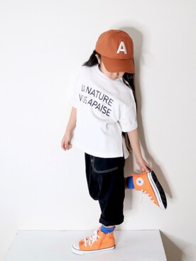 「Coming soon…」｜「アイテム（キャップ）」を使った、Neneneさん（キッズ・110cm）の春コーディネート