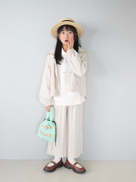 Neneneさん（キッズ・137cm）の春コーディネート