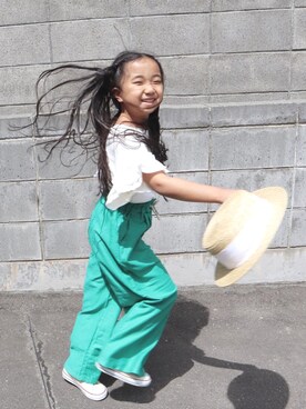 「lulpini（ルルピー二）のアイテム」を使った、Neneneさん（キッズ・110cm）の夏コーディネート