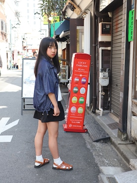 「アイテム（トップス）」を使った、Neneneさん（キッズ・140cm・10代）の春コーディネート
