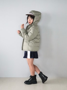 「アイテム（ジャケット/アウター）」を使った、Neneneさん（キッズ・135cm）の秋コーディネート