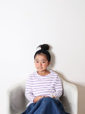 「lulpini（ルルピー二）のアイテム」を使った、Neneneさん（キッズ・110cm）の秋コーディネート