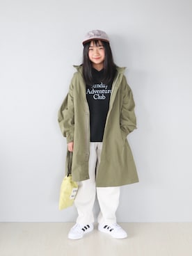 Neneneさん（キッズ・137cm）の冬コーディネート