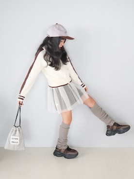 Neneneさん(キッズ・137cm)の冬コーディネート