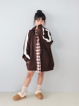 Neneneさん（キッズ・133cm・10代）の秋コーディネート