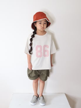 「ZOZOKIDSDAY」｜Neneneさん（キッズ・110cm）の夏コーディネート