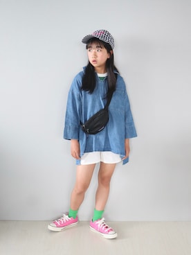 Neneneさん(キッズ・140cm)の夏コーディネート