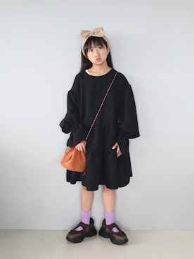 Neneneさん（キッズ・142cm）の秋コーディネート
