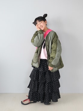 Neneneさん(キッズ・137cm)の冬コーディネート