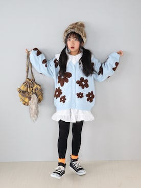 「アイテム（シューズ）」を使った、Neneneさん（キッズ・135cm・10代）の秋コーディネート