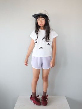 「キッズコーデ」｜Neneneさん（キッズ・131cm）の夏コーディネート