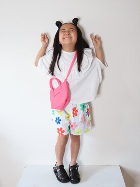 「カラー×コーデ」｜Neneneさん（キッズ・110cm）の夏コーディネート