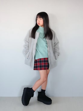 「アイテム（シューズ）」を使った、Neneneさん（キッズ・135cm）の冬コーディネート