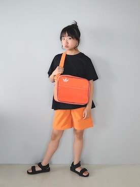 「SHAKA（シャカ）のアイテム」を使った、Neneneさん（キッズ・140cm）の夏コーディネート