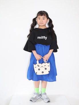 「アイテム（バッグ）」を使った、Neneneさん（キッズ・110cm）の春コーディネート