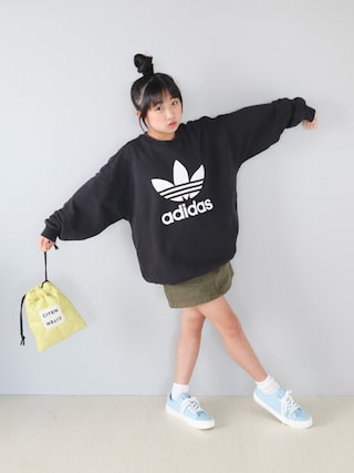 「CITEN(シテン)の<CITEN>パデッド キンチャク ショルダー(ショルダーバッグ)」を使った、Neneneさん(キッズ・137cm)の冬コーディネート