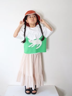 Neneneさん（キッズ・110cm）の夏コーディネート