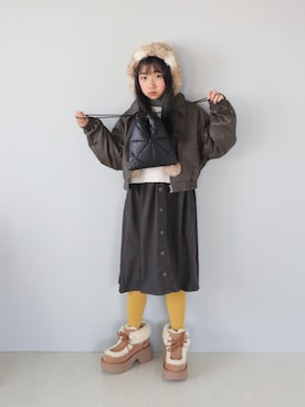 Neneneさん（キッズ・137cm）の冬コーディネート