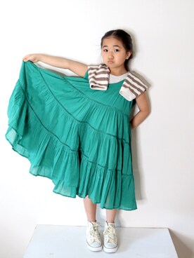 「ZOZOKIDSDAY」｜Neneneさん（キッズ・110cm）の春コーディネート