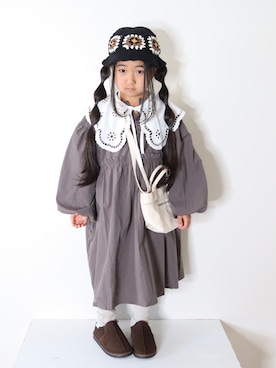 Neneneさん（キッズ・110cm）の秋コーディネート