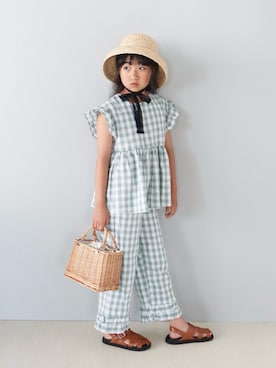 「アイテム（バッグ）」を使った、Neneneさん（キッズ・131cm）の夏コーディネート