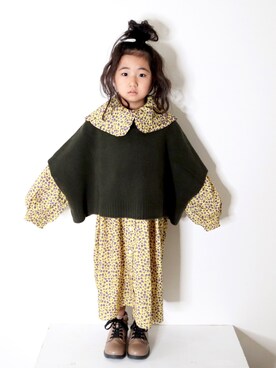 Neneneさん（キッズ・110cm）の秋コーディネート