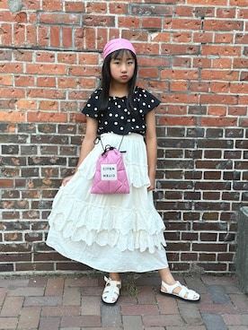 Neneneさん(キッズ・142cm)の夏コーディネート