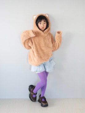 「アイテム（シューズ）」を使った、Neneneさん（キッズ・133cm）の秋コーディネート
