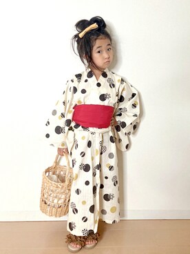 Neneneさん(キッズ・110cm)の夏コーディネート