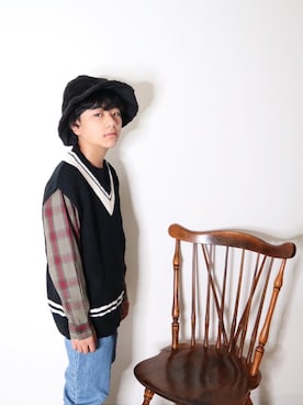 「HELLY HANSEN(ヘリーハンセン)のアイテム(パンツ)」を使った、Neneneさん(キッズ・145cm)の秋コーディネート