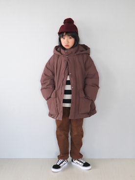 「アイテム（スニーカー）」を使った、Neneneさん（キッズ・133cm）の秋コーディネート