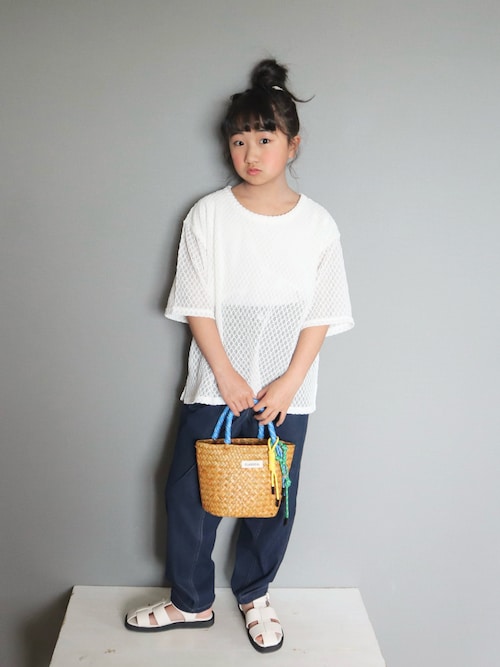 かな様 オーダー親子お揃いカゴ バッグ