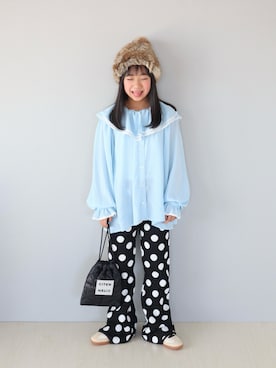 Neneneさん（キッズ・137cm）の冬コーディネート