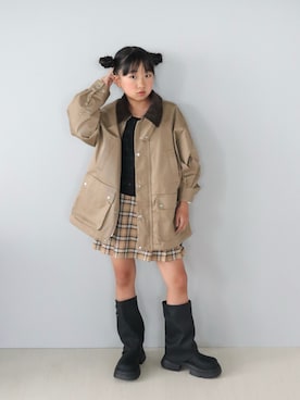 Neneneさん（キッズ・132cm・10代）の秋コーディネート