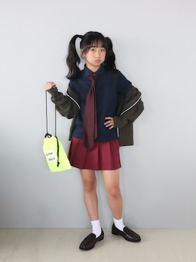 Neneneさん（キッズ・142cm・10代）の秋コーディネート
