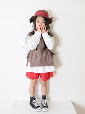 Neneneさん（キッズ・110cm）の冬コーディネート